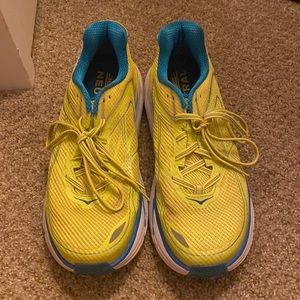 Vintage Hoka Clifton 3 Women’s 8 Yellow/blue